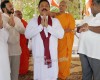 President Rajapaksa presides over the New Year National Oil Anointing ceremony