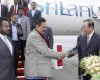 President Rajapaksa arrives in China to attend the CICA Summit