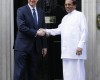British Prime Minister Cameron welcomes President Sirisena