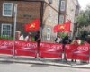 Pro-LTTE protest in front of London Oval cricket ground