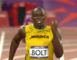 Usain Bolt wins Olympics 100m final at London 2012