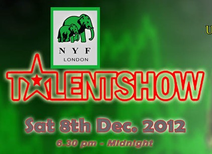 National Youth Front Talent Show – 8th December 2012